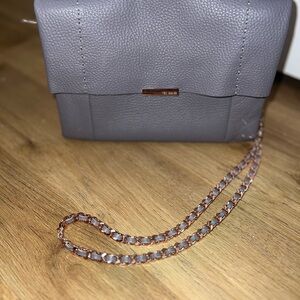 Ted Baker Gray Leather Crossbody Bag